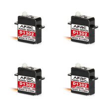 4X AFRC D1302 1.7G Large Torque Digital Servo JST1.0 Connector for RC Model Drone Airplane Helicopter