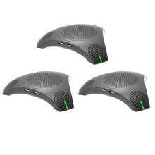 3X G95 USB Desktop Computer Conference Omnidirectional Microphone Mic Speaker Speakerphone for Business Video Meet