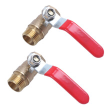 2X Male to Female M/F Thread 1/2 inch Full Port Brass Water Valve
