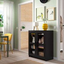 IKEA BRIMNES Glass Cabinet 78x41x95cm