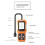 Digital Gas Leak Detector PPM Range Audible/Visual Alarm Semiconductor Sensor Propane Natural Gas Combustible 10