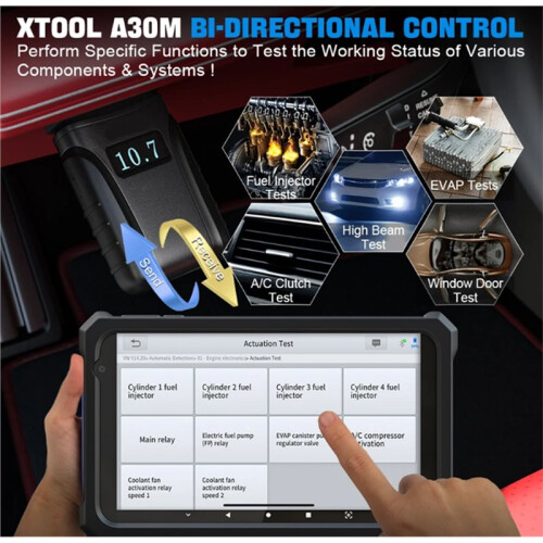 A30M  OBD2 Scanner Car Diagnostic Tools 26+ Reset Service Code Reader CANFD Protocol Free Update 2