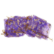 200Pcs Butterfly Drawstring Organza Wedding Gift Jewellery Candy Pouch Bags