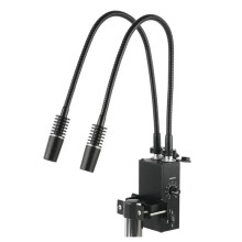 6W 6400K Dubbele LED-Zwanenhalslamp, Hulplamp voor Industriële Stereomicroscoopcamera