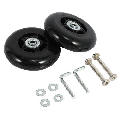 8 Set Luggage Suitcase Replacement Wheels OD 80mm 2