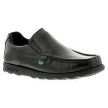 (Black, 7 (Adults')) Kickers Mens Shoes Work School Fragma Slip 3 Am Leather Slip On black UK Size