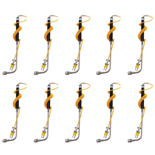 10X NR-81533B K Type Sensor Right Angle Surface Temperature Probe High Temperature Thermocouple -50 to 500