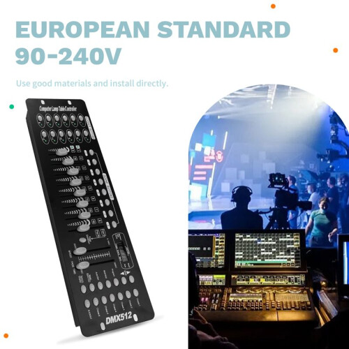 New 192DMX Controller Stage Lighting 512DMX Console, DJ Control Equipment EU Plug 2