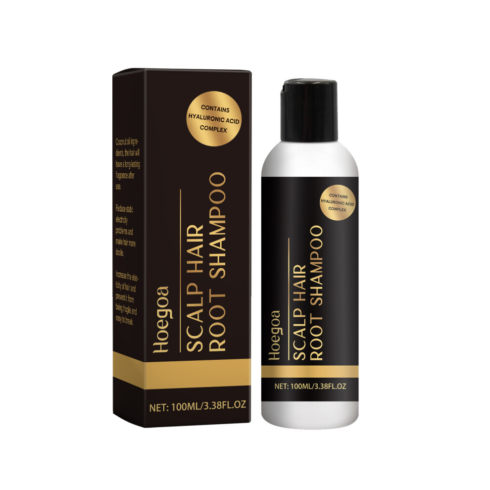 (Care Shampoo 100ml) HOEGOA Nourishing Shampoo and Care Gentle Cleansing Scalp Moisturizing Protective Hair Shampoo