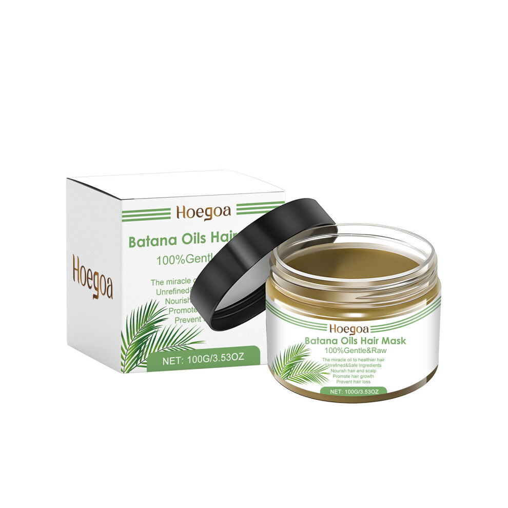 (100G) HOEGOA Batana Oil Hair Mask Hydrating, Moisturizing, Smoothing Hair Mask