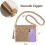Τσάντα Crossbody Μποέμ για γυναίκες, Πλεκτό πορτοφόλι ώμου για καλοκαιρινά ταξίδ 3