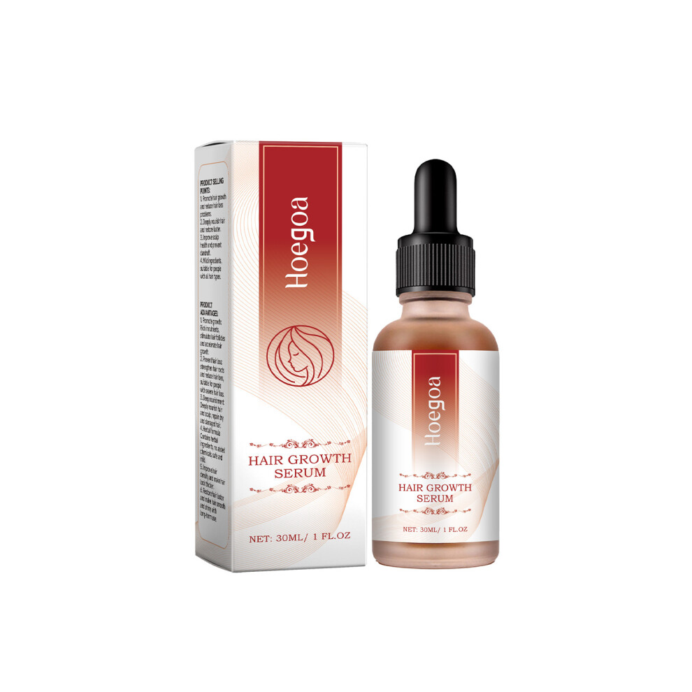 (30ML) HOEGOA Hair Essence Moisturizes and Nourishes Scalp Hair Follicles, Strengthens Hair, Cares for Smooth Hair