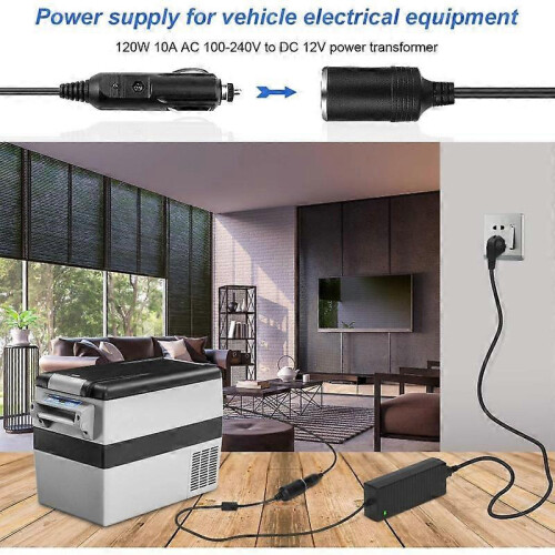 Μετατροπέας ρεύματος AC σε DC 12V 10A 120W, είσοδος 100-240V, μετατροπέας υποδοχής αναπτήρ 1