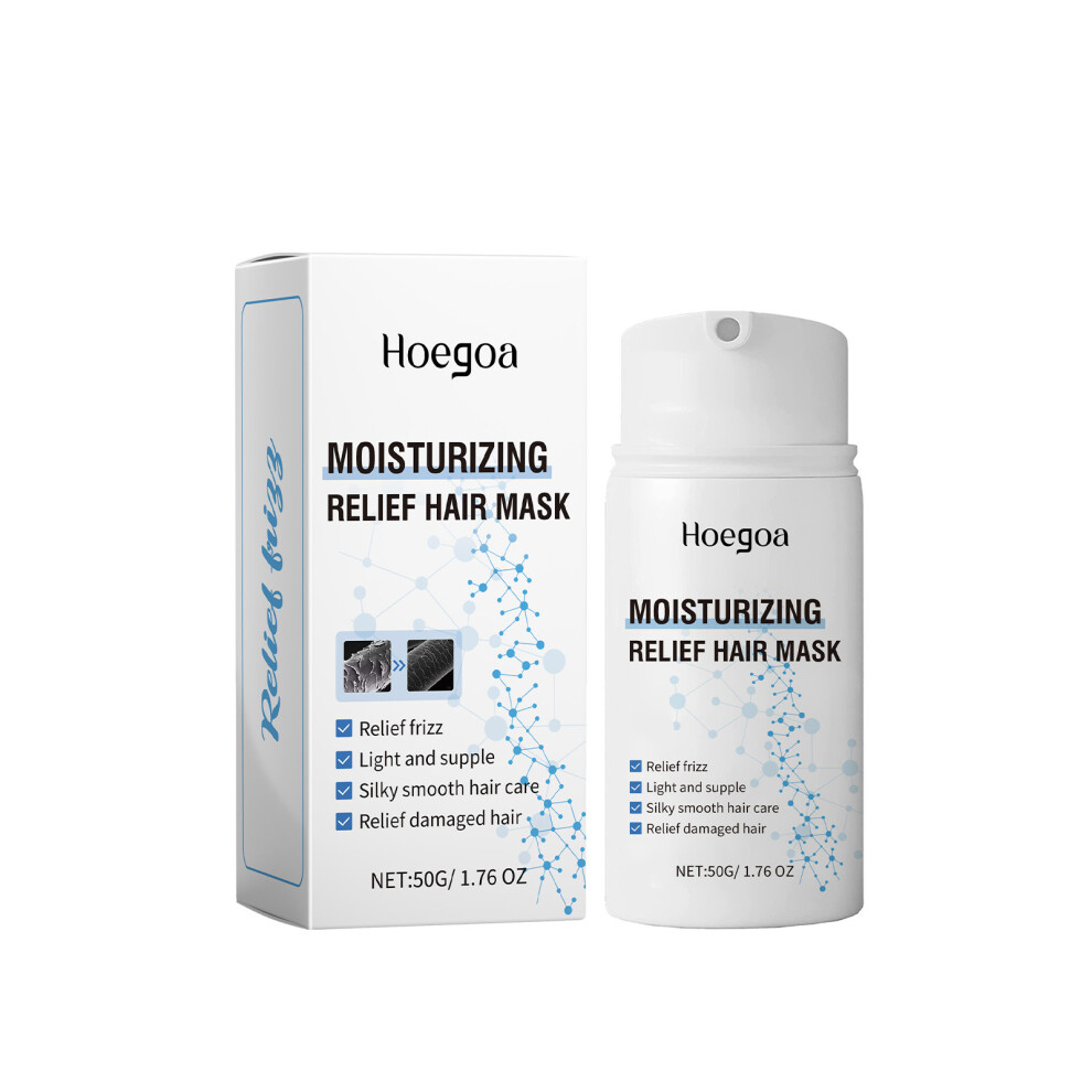 (50G) Hoegoa Hair Moisturizing Mask Nourishes and Moisturizes Hair Care Smoothing Essence Soft and Fluffy