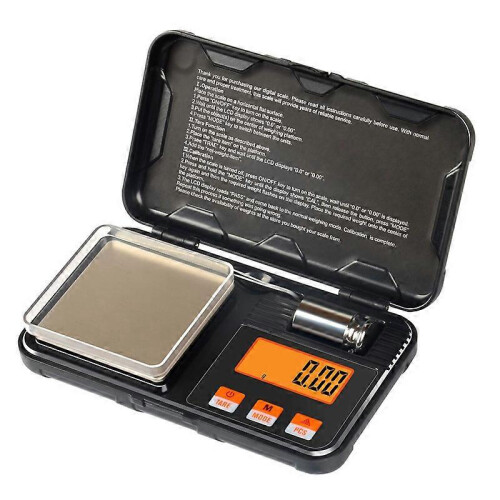 Ηλεκτρονική Ψηφιακή Ζυγαριά Τσέπης 200g 0.01g / 50g 0.001g Μίνι Ζυγαριά Ακριβείας Χιλι 1