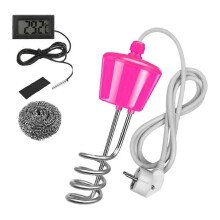 3000W Stainless Steel Immersion Pool Water Heater with Suspension Hook, EU Plug, Fast Heating