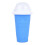 400ml Μπλε φορητό κύπελλο σιλικόνης για smoothies DIY, κύπελλο γρήγορης κατάψυξης γι 1