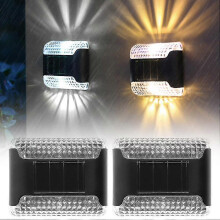 Buitenverlichting op zonne-energie, IP65 waterdichte lampen op zonne-energie voor tuin, pad en terras