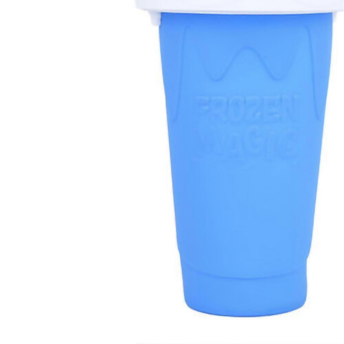 400ml Μπλε φορητό κύπελλο σιλικόνης για smoothies DIY, κύπελλο γρήγορης κατάψυξης γι 2