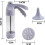 Biscuit Press and Pastry Maker with 12 Discs, 6 Nozzles, Durable Baking and Cake Decorating Tool 2