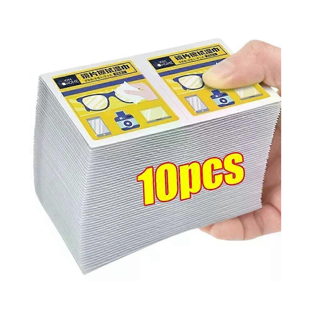 Anti-Fog Wet Wipes for Eyeglasses, Disposable Screen Cleaning Cloths, Individually Wrapped Lens Cleaning Wipes