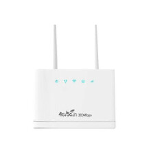 Router inalámbrico 5G con ranura para tarjeta SIM, enchufe europeo, internet de alta velocidad de 300 Mbps para uso doméstico y de ofic