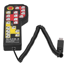 Χειροκίνητο χειριστήριο χειρόφρενου USB 4 αξόνων, συμπαγές μεταλλικό αξεσουά