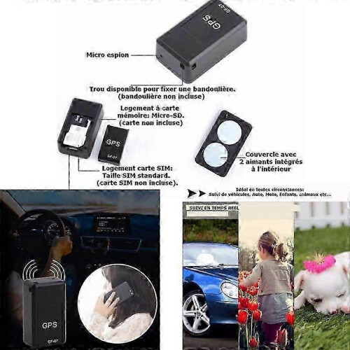 Μίνι GPS Tracker σε πραγματικό χρόνο GF07 Συσκευή GSM GPRS για ακρόαση συνομιλιών και 2