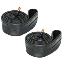 2 Pack 20 x 1.75-2.125 Schrader Valve Bike Inner Tubes, Durable Rubber for Mountain and Road Bikes