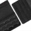 6 Pieces Women's Soft Comfortable Bra Strap Extenders, 4 Hook 3 Row Adjustable Extension Set 4