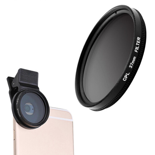 Solar Camera Lens Filter for Smartphone, Compatible with Solar Eclipse Viewing, Universal Clip-On Design, Easy Installat 1