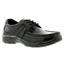 (Black, 11 (Adults')) Rockstorm Mens Shoes Work School Rocket Lace Up black UK Size