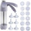 Biscuit Press and Pastry Maker with 12 Discs, 6 Nozzles, Durable Baking and Cake Decorating Tool 1