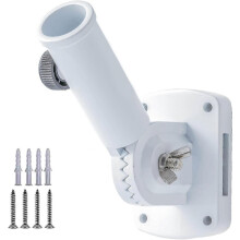Flag Pole Holder Bracket, Multi-Position Mounting Bracket with Hardware, Premium Aluminium, Durable Outdoor Mounting Sol