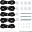 Pleated Shade Repair Kit White Window Shade Restringing Kit Black 1