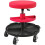 Rolling Workshop Stool with Trays, Adjustable Height 40-51cm, 135kg Capacity 2
