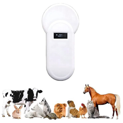 Pocket Reader Pet Chip Scanner Standard Handheld Backlit LCD Tag Reader ID Scanner for Animals and Pets 2