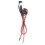 Foxsur 6Pcs Motorcycle Battery Charger Sae Charging Cable Sae Quick Disconnect Plug to 12V Ring Terminal Fuse 5