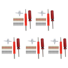 Valve Core Tool Set 100Pcs Valve Cores, 4-Way Valve Tool, Dual Single  Valve Core Remover, Tire Repair Tool