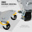 2PCS Trolley Jack Tire Changing Aid with 4 Wheels, Car Lifting Tool 7