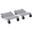 2PCS Trolley Jack Tire Changing Aid with 4 Wheels, Car Lifting Tool 2