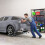 2PCS Trolley Jack Tire Changing Aid with 4 Wheels, Car Lifting Tool 3