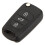 2X Replacement 3 Button Keyless Entry Remote Control Folding Flip Car Key Fob Shell Compatible with  I20 I30 2