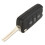 2X Replacement 3 Button Keyless Entry Remote Control Folding Flip Car Key Fob Shell Compatible with  I20 I30 5