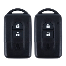 2X 2 Button Remote Key FOB Case for MICRA X-TRAIL QASHQAI JUKE NAVARA