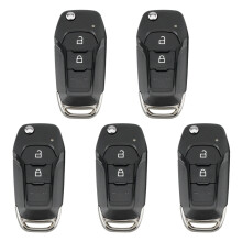 5X Car Remote Key 2 Button 433Mhz Fit for Ranger F150 2015 2016 2017 2018 Id49 Pcf7945P Eb3T-15K601-Ba