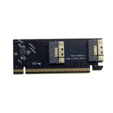 PCIe 3.0 4.0 X16 to 2 Port SFF-8654 X8 8i Adapter PCIe X4 X4 X4 X4 to SFF-8654 8i Adapter Card
