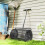 75L Compost Spreader, Lawn Fertilizer Spreader with Mesh Basket 4