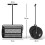 75L Compost Spreader, Lawn Fertilizer Spreader with Mesh Basket 5