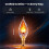 6 Pcs Flame Light Bulbs E12 Candelabra, Realistic Flickering LED Fire Light Bulb, Flicker Bulb for Lantern Lamp 2
